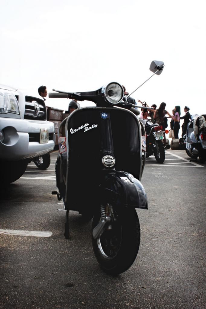 Modern Vespa Honolulu magazine photo shoot yesterday